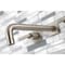 Kingston Brass KS6028CML Wall Mount Tub Faucet, Brushed Nickel KS6028CML - alternate 4